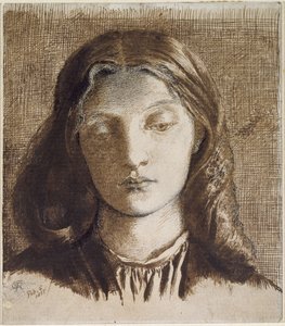 Elizabeth Siddal, 1855 - Dante Gabriel Charles Rossetti